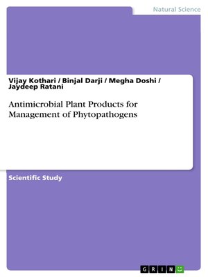 cover image of Antimicrobial Plant Products for Management of Phytopathogens